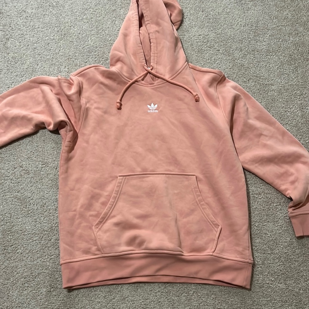 Small Adidas Hoodie Salmon Free Shipping